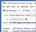 Estafa por correo electrónico Salary Increase