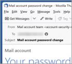 Estafa por correo electrónico Your Password Changed