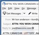 Estafa por correo electrónico CANADIAN LOTTERY