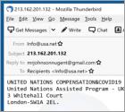 Estafa por correo electrónico UNITED NATIONS COMPENSATION (COVID19 ASSISTED PROGRAM)