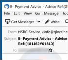 Estafa por correo electrónico HSBC E-Payment Advice