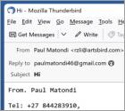 Estafa por correo electrónico Trustworthy Foreign Partner