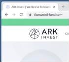 ARK Invest Crypto Giveaway POP-UP Estafa