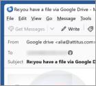 Estafa por correo electrónico Google Drive