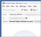 Estafa por correo electrónico Roundcube - Unusual Login Attempt