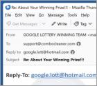 Google Email Lottery International Promotions Estafa