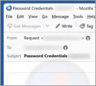 Estafa por correo electrónico Password Credentials