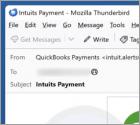 Estafa por correo electrónico Intuit QuickBooks - Unable To Process Payment