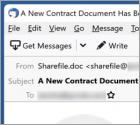 Estafa por correo electrónico Contract Document