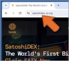 Claim SatoshiDEX (SATX) Estafa