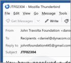 Estafa por correo electrónico John Travolta Foundation