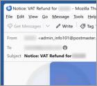 Estafa por correo electrónico VAT Refund