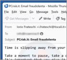 Estafa por correo electrónico Time Is Slipping Away From Your Grasp