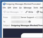 Estafa por correo electrónico Your Emails Will No Longer Be Delivered