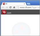 V9.com aparece en los navegadores