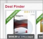 Anuncios de Deal Finder en ventanas emergentes