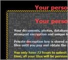 Virus 'Sus archivos personales han sido encriptados'