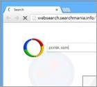 Websearch.searchmania.info aparece automáticamente en los navegadores
