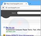 Redireccionamiento a Searchpagefix.com