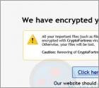 Virus bloqueador de sistemas CryptoFortress