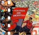 Virus secuestrador de PC Comrade Circle