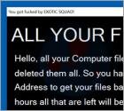 Virus secuestrador de equipos Exotic