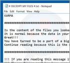 Virus encriptador Karma