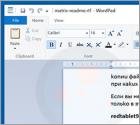 Virus encriptador Matrix