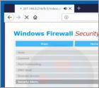 Estafa Windows Firewall Warning Alert
