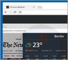Software publicitario Weather For Chrome