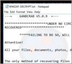 Cibersecuestro GandCrab 5.0.9