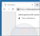 Redireccionamiento en pop-up a Robotcaptcha.info