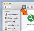 Software publicitario NameSync (Mac)