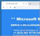 Estafa en pop-up ERROR # MS-0x8024402C