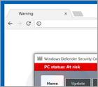 Estafa Ventana Emergente "Windows Defender Security Center"