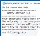 Ransomware "NEMTY REVENUE 3.1"