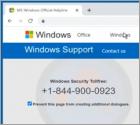 Estafa Ventana Emergente "VIRUS ALERT FROM Windows"