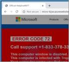 Estafa Emergente "ERROR CODE 72"