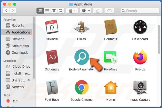Adware ExploreParameter (Mac)