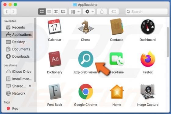 Adware ExploreDivision (Mac)