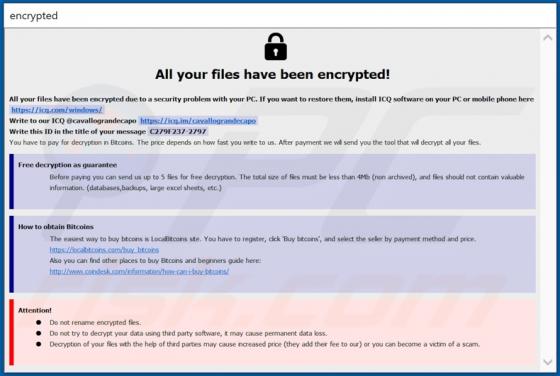 Ransomware Horse