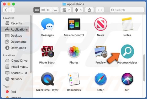 Adware ProgressHelper (Mac)