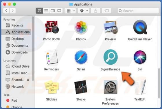 Adware SignalBalance (Mac)
