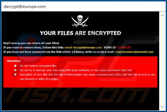 Ransomware Eur