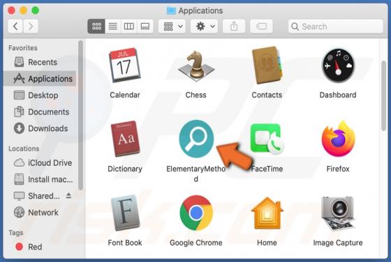 Adware ElementaryMethod (Mac)