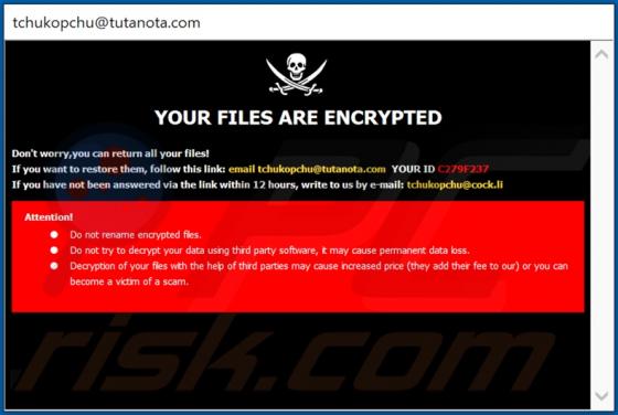Ransomware Chuk