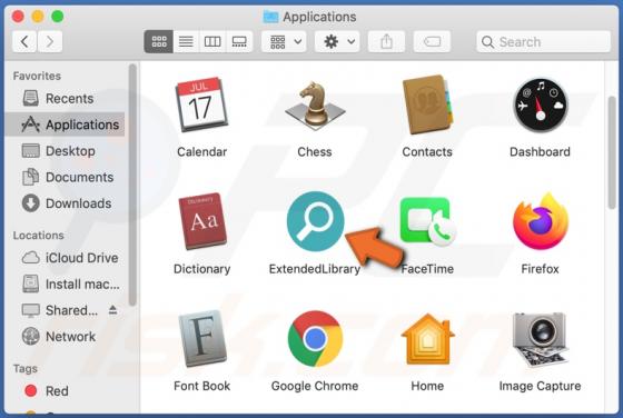 Adware ExtendedLibrary (Mac)