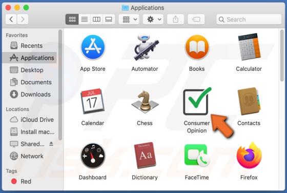 Adware "Consumer Opinion" (Mac)