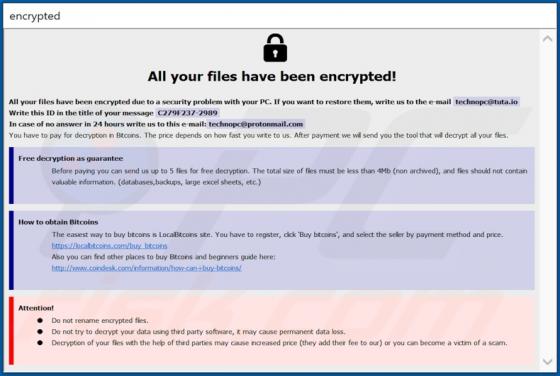 Ransomware DLL (Phobos)
