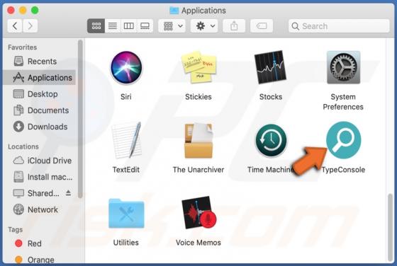 Adware TypeConsole (Mac)
